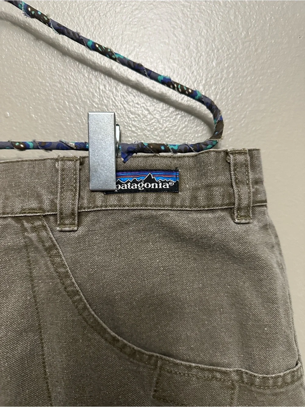 Mens vintage Patagonia Stand Up canvas shorts Sz 36